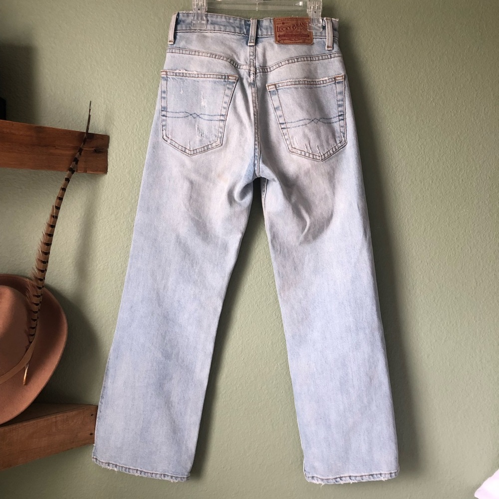 Lucky Pins High Rise Side Slit Jean